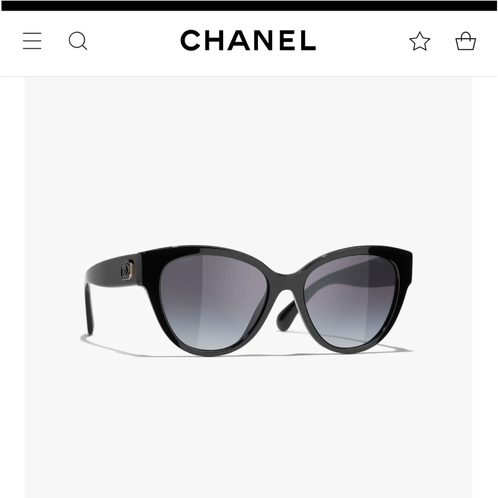 CHANEL 2019 Butterfly Sunglasses Dark Navy